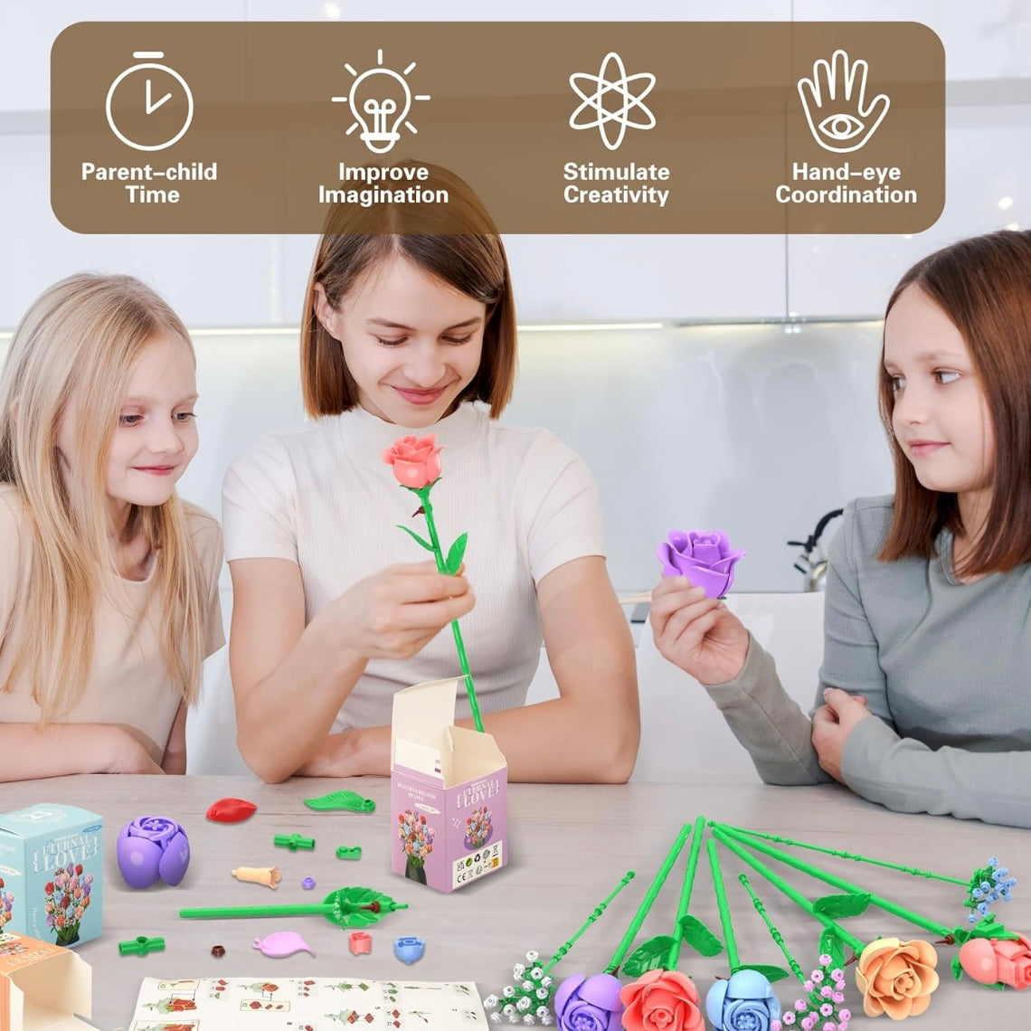 Brick Flower Advent™ — 24-Day Bouquet