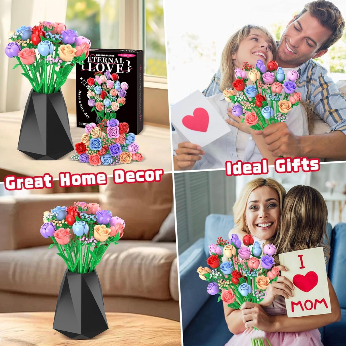Brick Flower Advent™ — 24-Day Bouquet