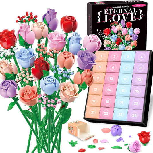 Brick Flower Advent™ — 24-Day Bouquet